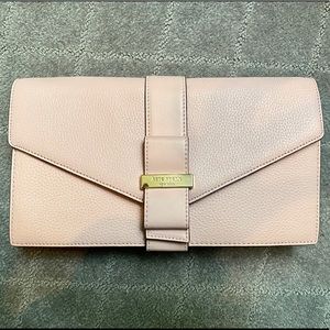 NWT Kate Spade Havana Light Pink Parchment Drive Clutch
